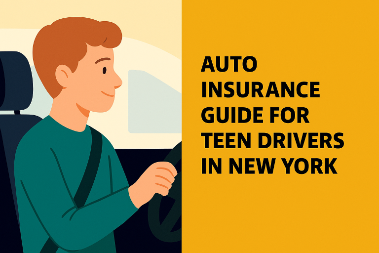 Auto insurance guide for teen drivers in New York